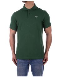 Barbour - Groen Polo Logo Voor Knoop - Lyst