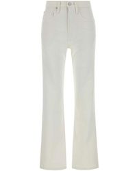 Jil Sander - Jeans ,Wit ,Denim Flared Jeans - Lyst