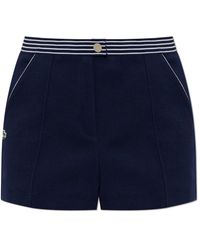 Lacoste - Korte Broeken ,Blauw ,Katoen Made - Lyst