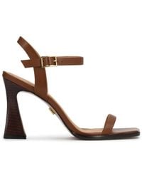 Kazar - Braune Sandalen Mit Einzigartigem Absatz - Lyst