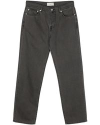 Officine Generale - Jeans in denim di cotone grigio medio - Lyst