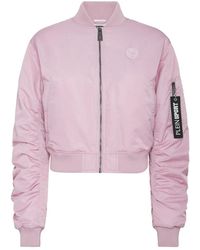 Philipp Plein - Cropped Bomberjack - Lyst