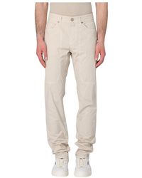 Jeckerson - Stilvolle Salbei Baumwollhose - Lyst