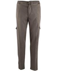 Kiton - Slim-Fit Trousers - Lyst