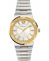 Versace - Greca Logo 38 Mm Horloge - Lyst
