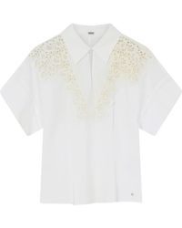 GUSTAV - Overhemden ,Wit ,1004-Cl Blouse - Lyst