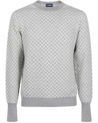 Drumohr - Rundhals-Langarmpullover Biscottino - Lyst