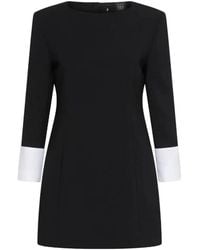 Marella - Kleedjes ,Zwart ,Polyester Short Dress - Lyst