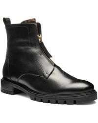 Ara - Schoenen ,Zwart ,Leer Tourmaline Front Zip Boot - Lyst
