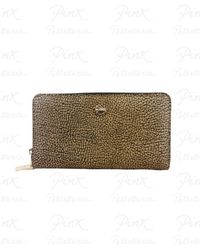 Borbonese - P.Foglio Large Zip Around - Lyst