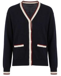 Max Mara - Truien & Vesten ,Blauw ,Wol Wollen Vest - Lyst