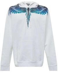 Marcelo Burlon - Wings Print Sweatshirts & Hoodies - Lyst