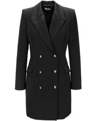 Elisabetta Franchi - Double-Breasted Coats - Lyst