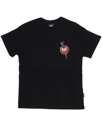 Propaganda - Schwarzes Tee Mit Logo-Druck - Lyst