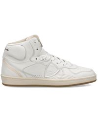 Philippe Model - Schoenen ,Wit ,Katoen Pgal High Mid-Top Sneaker - Lyst