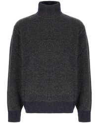 Paul & Shark - Truien & Vesten ,Blauw ,Wol Turtleneck Trui Van Wol En Kasjmier - Lyst