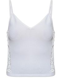 DSquared² - Top Met Decoratieve Uitsparingen Aan De Zijkant - Lyst