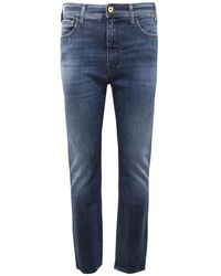 CYCLE - Jeans ,Blauw ,Katoen High Waist Skinny Stone Wash Jeans - Lyst