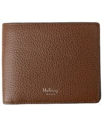 Mulberry - Accessoires ,Bruin ,Leer Leren Portemonnee Met Muntvak - Lyst