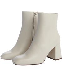 Souliers Martinez - Ivory flache lederschuhe - Lyst