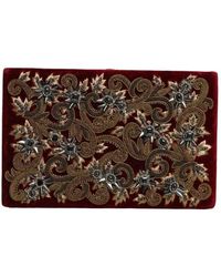 Dolce & Gabbana - Rote Samt Clutch Abendtasche - Lyst