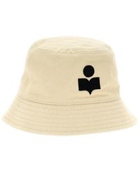 Isabel Marant - Weißer Logo Bucket Hat Stilvolles Accessoire - Lyst