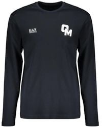 EA7 - Long Sleeve T-Shirts - Lyst