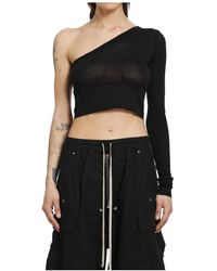 Rick Owens - Overhemden ,Zwart ,Katoen Ziggy T - Lyst