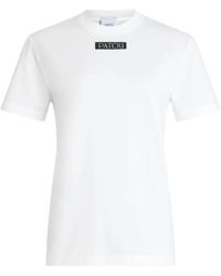 Patou - Witte Katoenen Crew Neck T-Shirt - Lyst