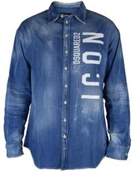 DSquared² - Denim Shirt - Lyst