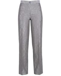 SOLOTRE - Wide Trousers - Lyst