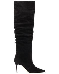 SCAROSSO - Carra Black Boots - Lyst