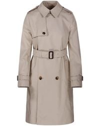 Burberry - Braune Jacke Für Frauen Stilvoll - Lyst