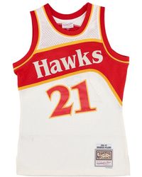 Mitchell & Ness - Fitness ,Veelkleurig ,Polyester Nba Basketball Tank Top 1986 Swingman - Lyst