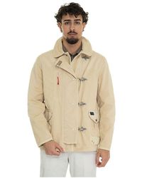 Fay - Ikonic Hook Verschluss Jacke Mit Taschen - Lyst