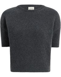 KHAITE - Round-Neck Knitwear - Lyst