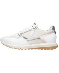 Gabor - Schoenen ,Veelkleurig ,Leer Witte Low-Top Sneakers Met Chic Stijl - Lyst