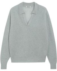 AURALEE - V-Neck Knitwear - Lyst
