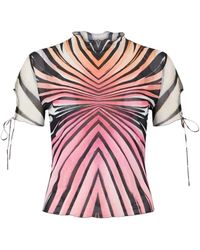 Roberto Cavalli - Ray Of Paradise Print Top - Lyst