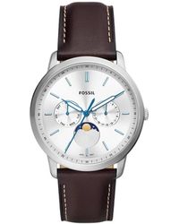 Fossil - Armbanduhr neutra minimalist fs5905 - Lyst