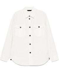 Brioni - Wit Knoopsluiting Buitenkleding Met Zakken - Lyst
