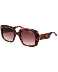 Ted Baker - Bruine Vierkante Gradient Zonnebril Met Uv-Bescherming - Lyst