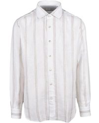 Eleventy - Camicia Garzata - Lyst