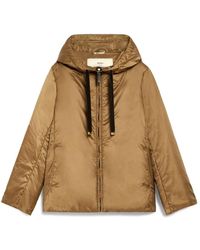 Max Mara - Jassen ,Bruin ,Leer Greenh Jacket - Lyst