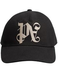 Palm Angels - Herenpet Met Geborduurd Monogram Pmlb094E23Fab0101003 - Lyst