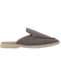 SCAROSSO - Graue Wildleder-Mules - Lyst