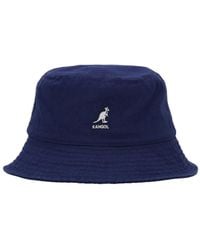 Kangol - Accessoires ,Blauw ,Katoen Starry Gewassen Bucket Hoed - Lyst