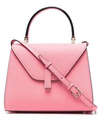 Valextra - Kleine iside tasche in hellgold,grüner wald mini tasche,iside top handle mini bag,kleine iside bordeaux umhängetasche - Lyst