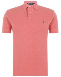 Ralph Lauren - Tops ,Rood ,Katoen Klassiek Katoenen Poloshirt - Lyst