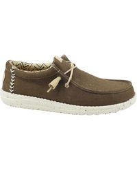 HEYDUDE - Schoenen ,Bruin ,Wally Stretch Canvas - Lyst